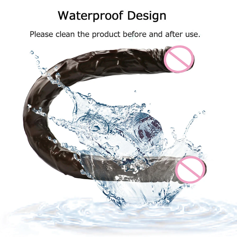 GaGu реалистичный фаллоимитатор с двойной головкой 21 56 дюйма интимные игрушки для