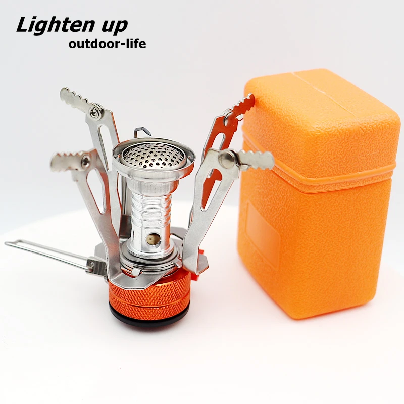 

Mini Camping Stoves Folding Outdoor Gas Stove Portable Furnace Cooking Picnic Split Stoves Cooker Burners Camping Accessories