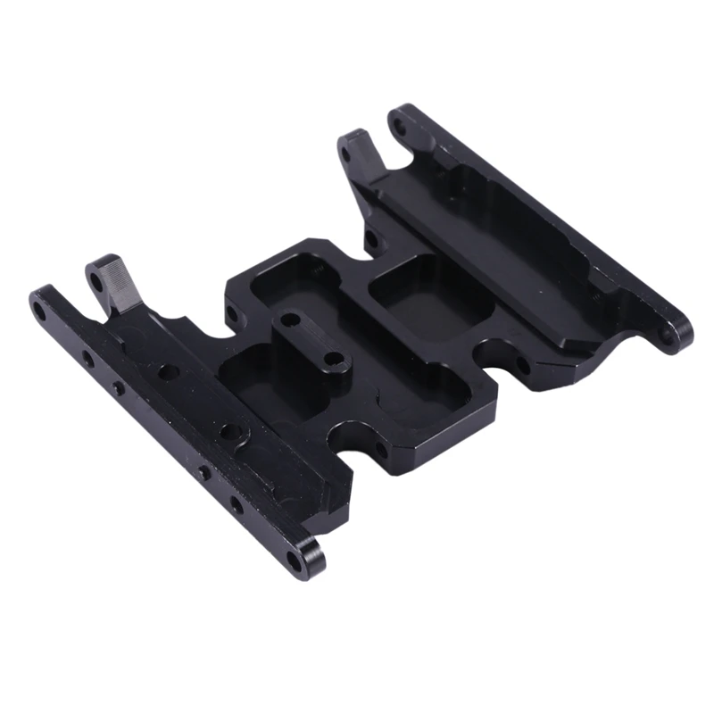 

2 Set RC Car Part: 1 Pcs SCX10 CNC Rear Bumper Bull Bar & 1 Set Metal Gearbox Mount Transmission Holder
