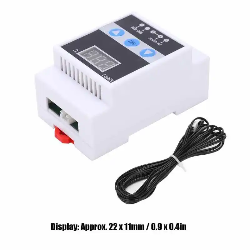 Temperature Regulator Digital Thermostat Control DIN Rail Mount Controller TMC-6000 AC110-240V |