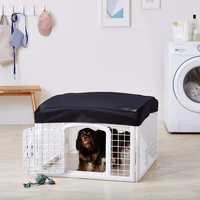 dog cage cover kennel house cover breathable durable oxford mesh cage cover pet crate cover pet supplies