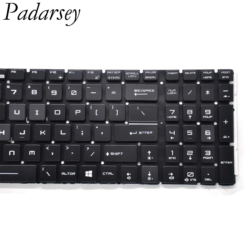 Клавиатура Padarsey для MSI GS60 GS63VR GT62 GT62VR GT72 GT73VR GE62 GE62VR GE72 PE60 GL62 GP62 WS60 | Компьютеры и офис