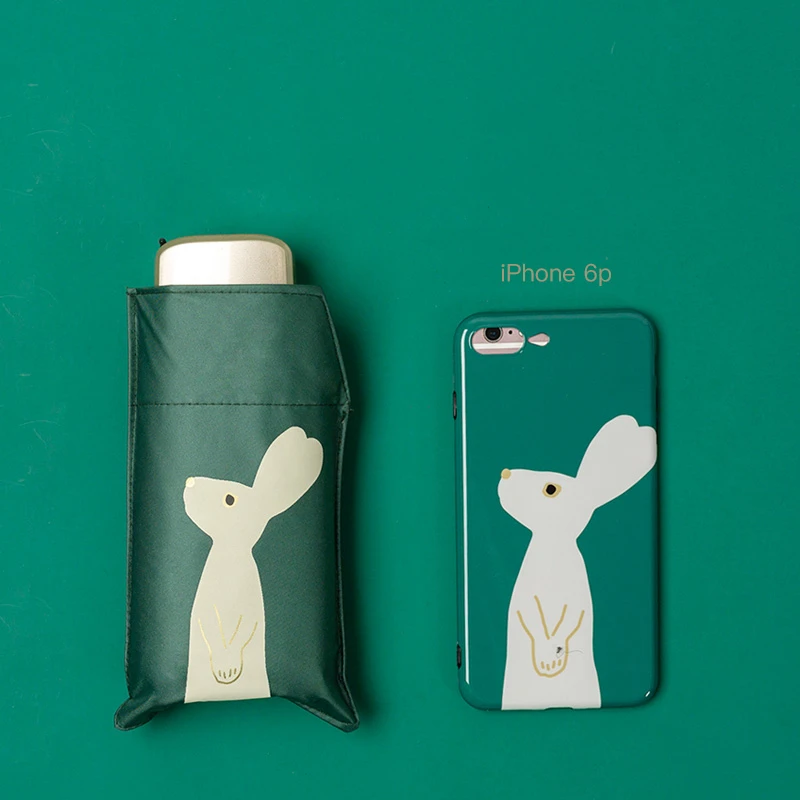 С милым животным узором сильные ветра складной автоматический зонтик Зонт с