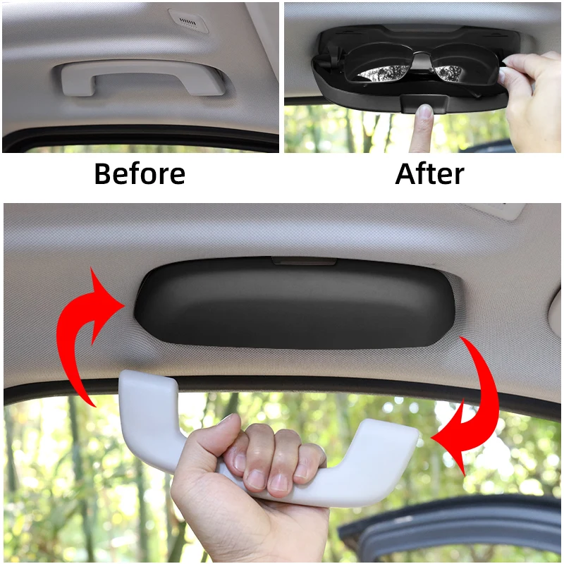 Car Styling Sunglass Case Glasses Holder Box For BMW 1 2 3 4 5 7 Series X1 X3 X5 X6 F30 F10 F15 F16 F34 G30 E70 E71 F07 F01 | Автомобили и