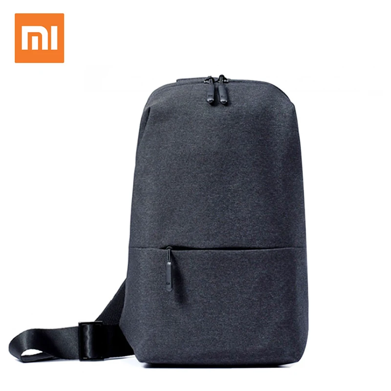 100% Оригинальный рюкзак Xiaomi городской для отдыха нагрудная сумка мужчин и женщин