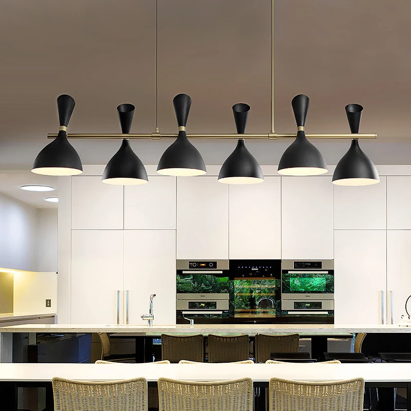 Дизайнерские подвесные светильники для ресторана простые креативные лампы в