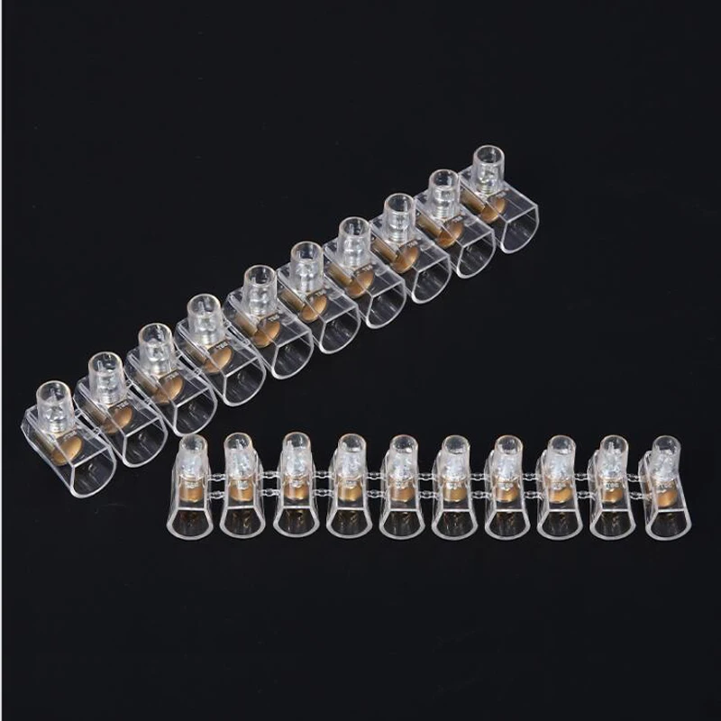 PC 2 5 25 мм2 Европейский тип пластиковые клеммные блоки латунные Разъемы DIY