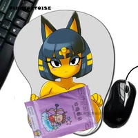 PINKTORTOISE Anime mousepad Animal Crossing Ankha environmental Silicon anime mousepad laptop Mice Pad Ergonomic MousePad mat