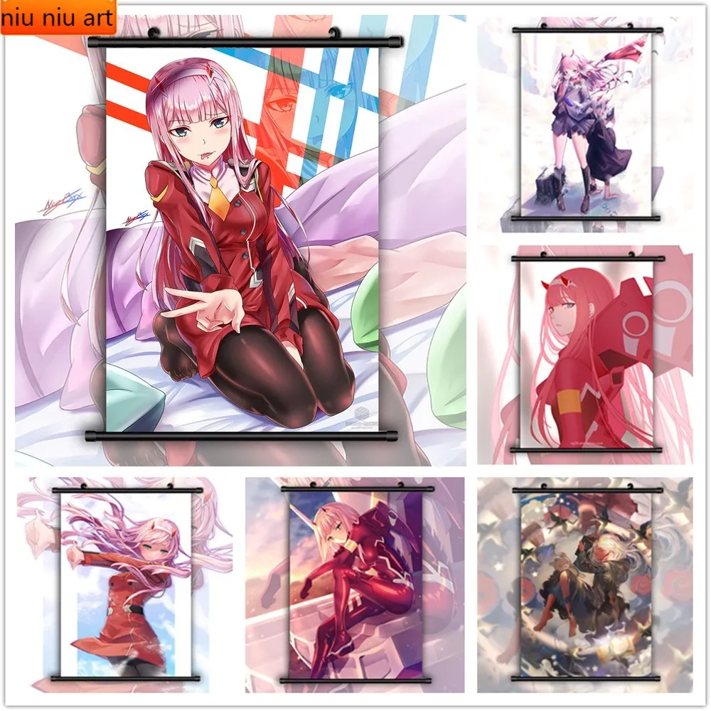 

Картина на холсте «любимый в Фране», нулевые два аниме, настенный плакат, Настенная картина, украшение для дома