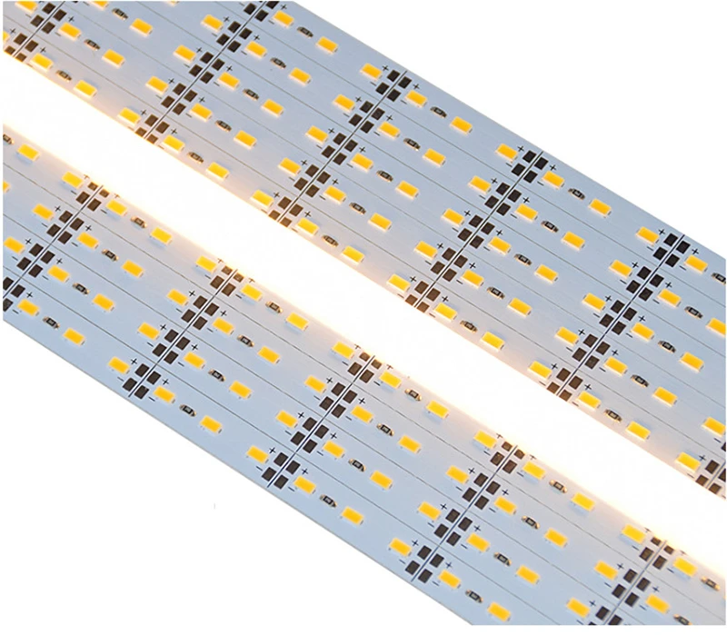 10 шт. SMD5630 5730 светодиодный светильник из алюминиевого сплава не водонепроницаемый 0,5 м 36 светодиодный/м DC 12 В светодиодный жесткий светильник
