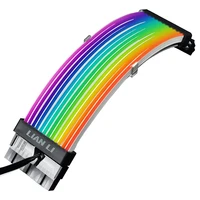 lianli strimer plus 5v a rgb extensiontransfer cable use for 24pin to motherboard or 8pin8pin to gpu support 3pin interface