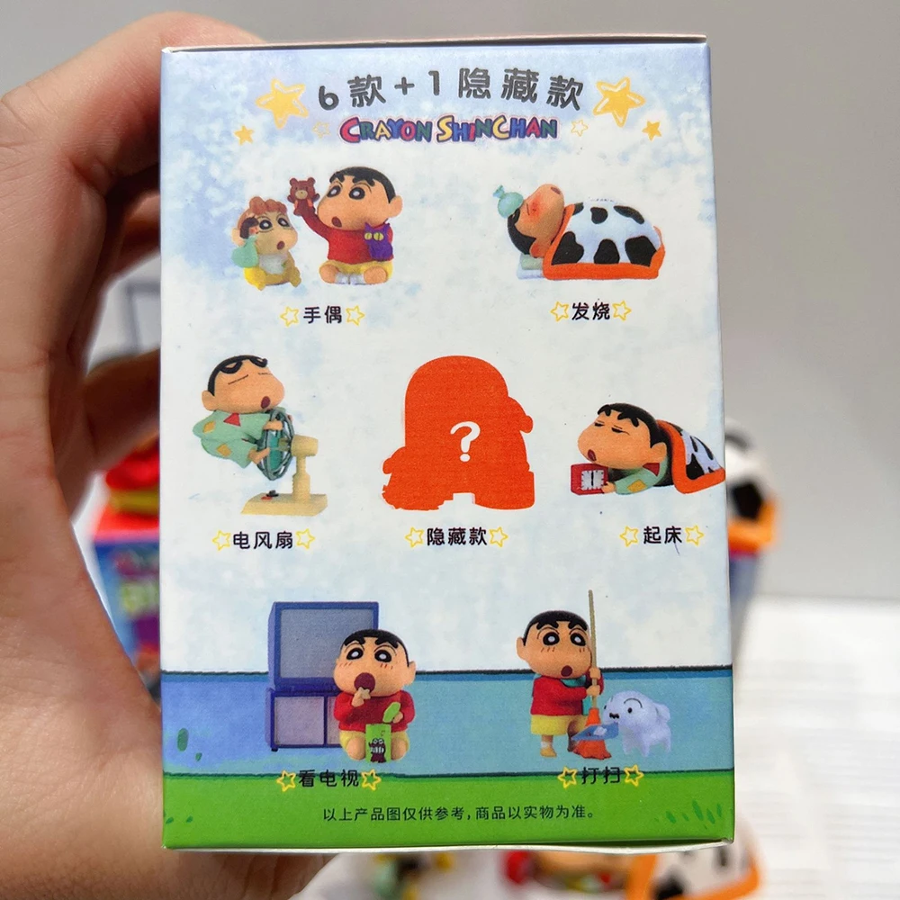Crayon Shinchan глухая коробка ежедневная серия аниме кавайная лампа Shinnosuke подарок на