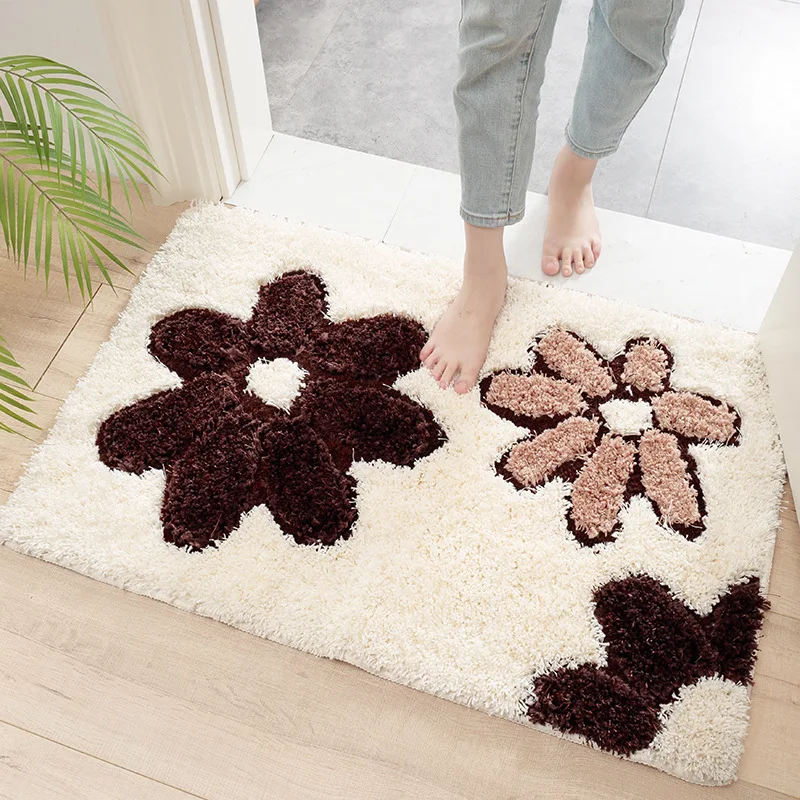 Микрофибра для спальни гостиной напольный ковер домашний коврик входа