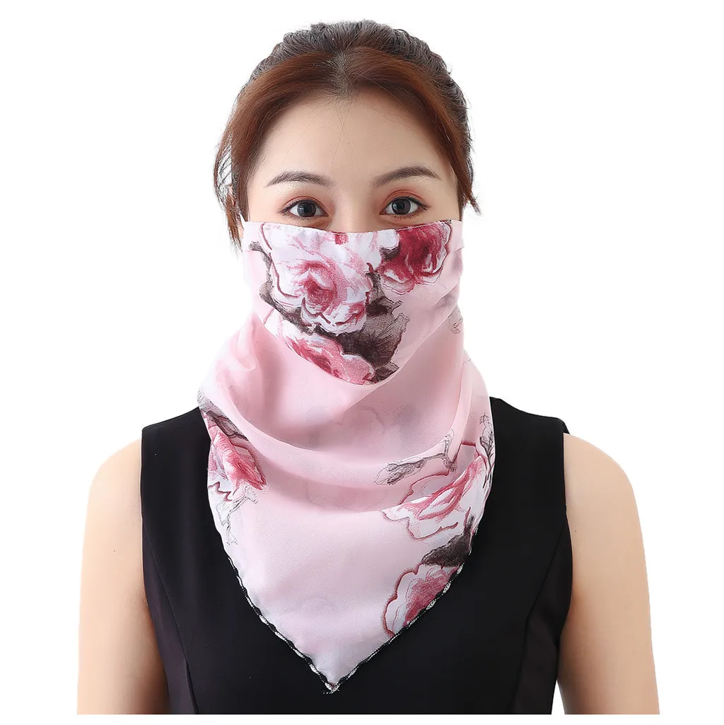 Модный одноразовый шелковый шарф B14 для взрослых с принтом 2 шт. | Аксессуары