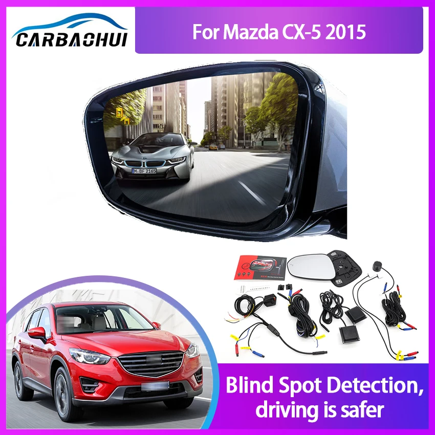 

Blind Spot Detection System For Mazda CX-5 2015 Rearview Mirror BSA BSM BSD Monitor Lane Change Assist Parking Radar Warning