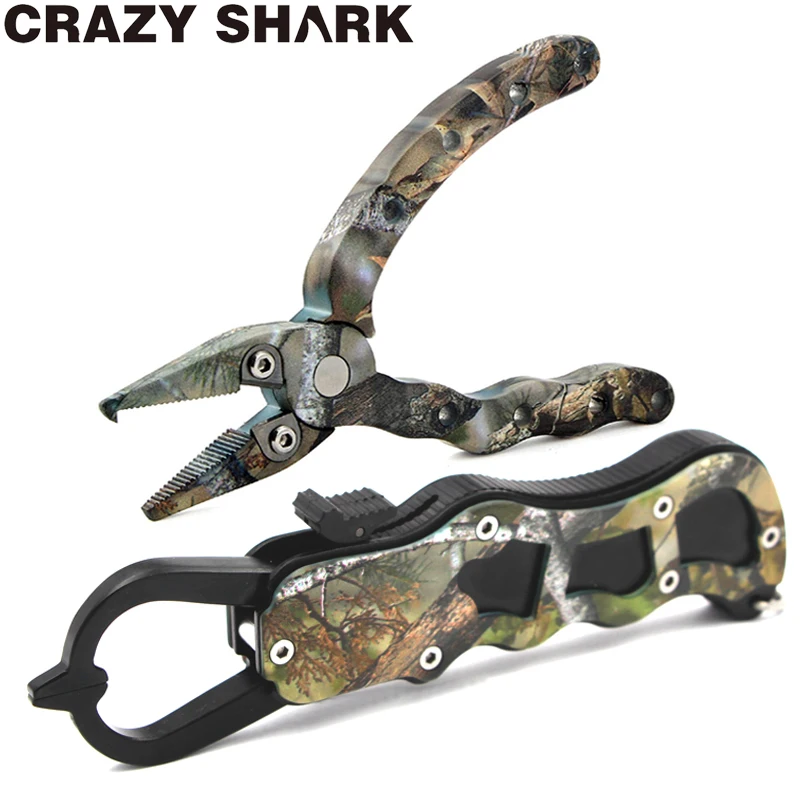 Набор рыболовных мини плоскогубцев из алюминиевого сплава Crazy Shark|Рыболовные