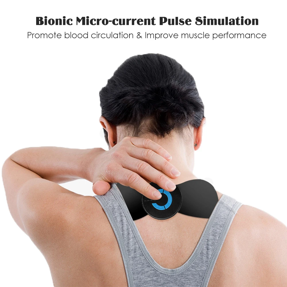 

Массажер беспроводной электрический для шеи и спины, умный фитнес-массаж тела, стимулятор мышц, облегчение боли в спине