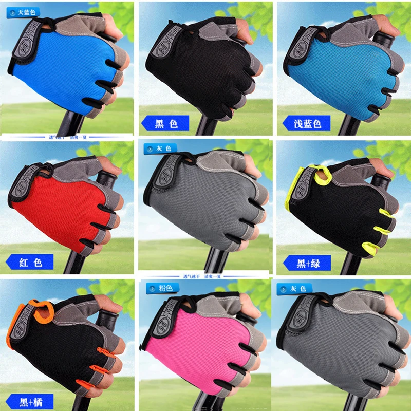 

Half Finger Gloves For Bicycle Man Spring Summer Cycling With Gel Climbing Fishing Thin Motorcycle Equipment Sports Gloves Wome