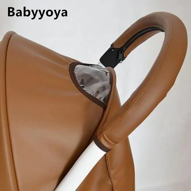 Ручка коляски кожаный чехол для babyyoya Аксессуары бампер бар Юя корзину