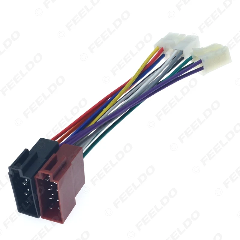 FEELDO 10X Car Stereo Conversion Plug Wiring Harness Adapter For Toyota Lexus Daihatsu To ISO CD Radio Original Head Units Cable
FEELDO 10X Car Stereo Conversion Plug Wiring Harness Adapter For Toyota Lexus Daihatsu To ISO CD Radio Original Head Units Cable