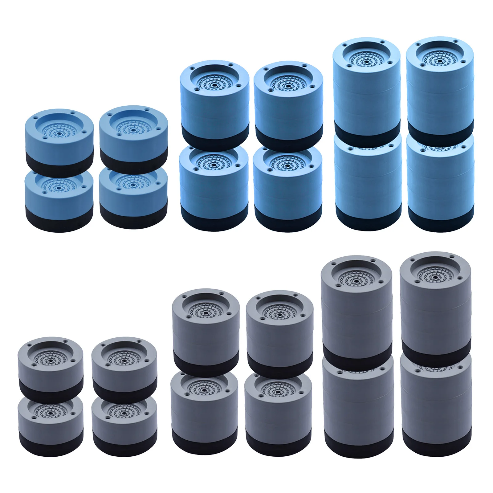 

4x Non-slip Washer and Dryer Anti Vibration Mat for Washing Machine Refrigerator