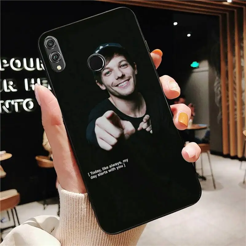 

Yinuoda One Direction Louis Tomlinson Custom Soft Phone Case For Huawei Honor 8X 8A 9 10 20 Lite 30Pro 7C 7A 10i 20i