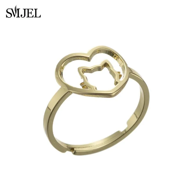 Женское кольцо из нержавеющей стали с изображением животного | Украшения и