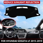 Коврик автомобильный бархатный для приборной панели Hyundai Sonata LF 2015-2019