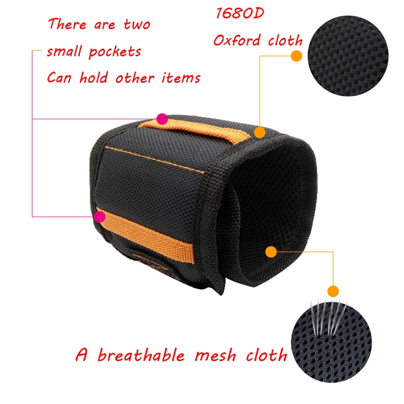 Магнитный браслет Geoeon многофункциональная портативная сумка для инструментов электрик наручный