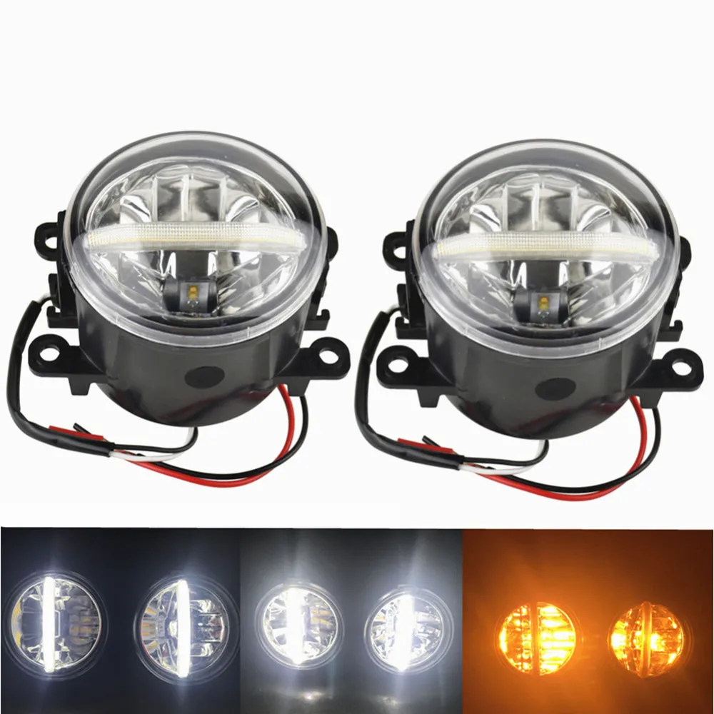 

2 шт./пара (слева + справа) Противотуманные фары для автомобиля с ангельским глазом светодиодный фонарь для Suzuki SX4 (EY, GY) 2006-2014 для Suzuki Swift + 2005