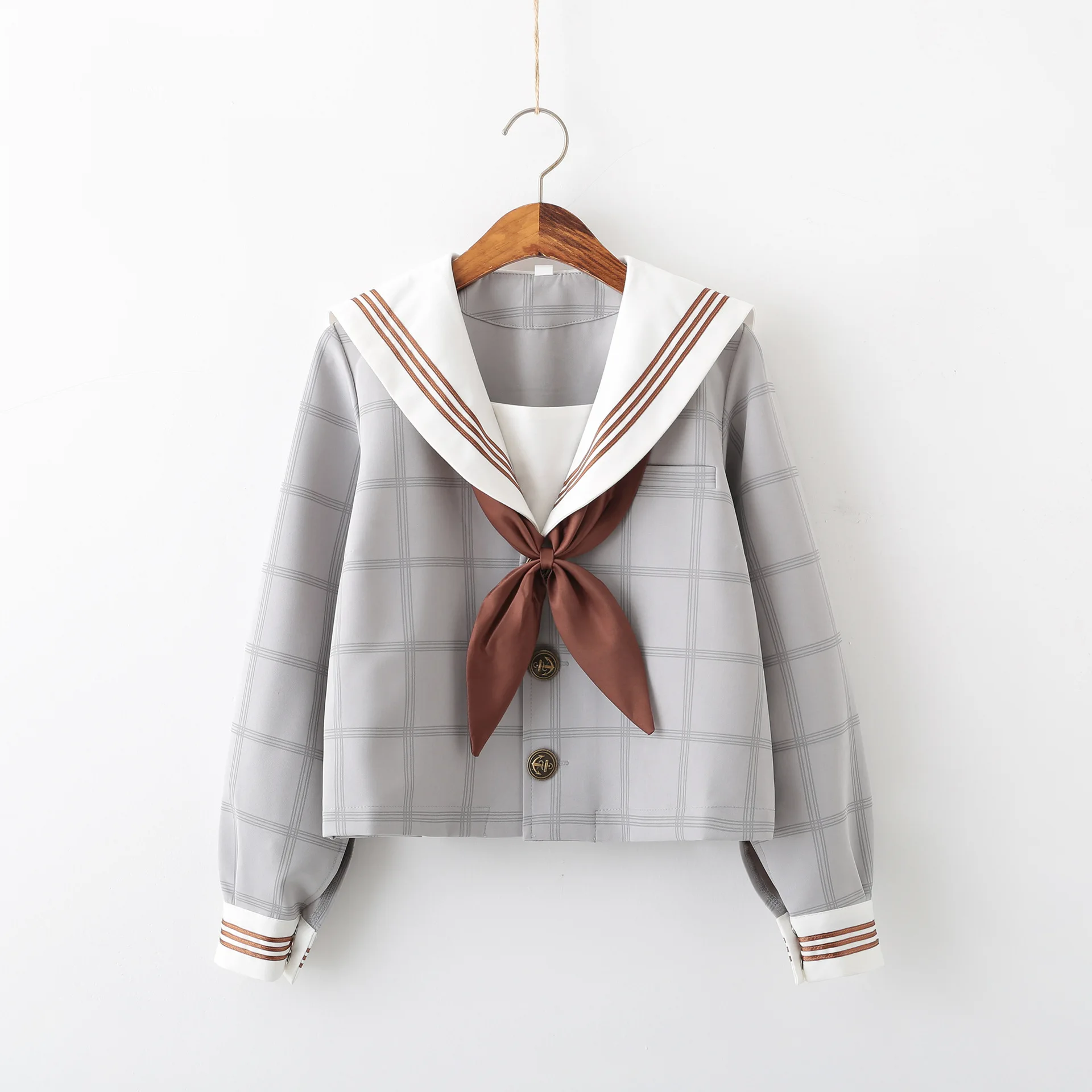 Школьная форма для студентов японская школьная аниме костюм моряка топы +