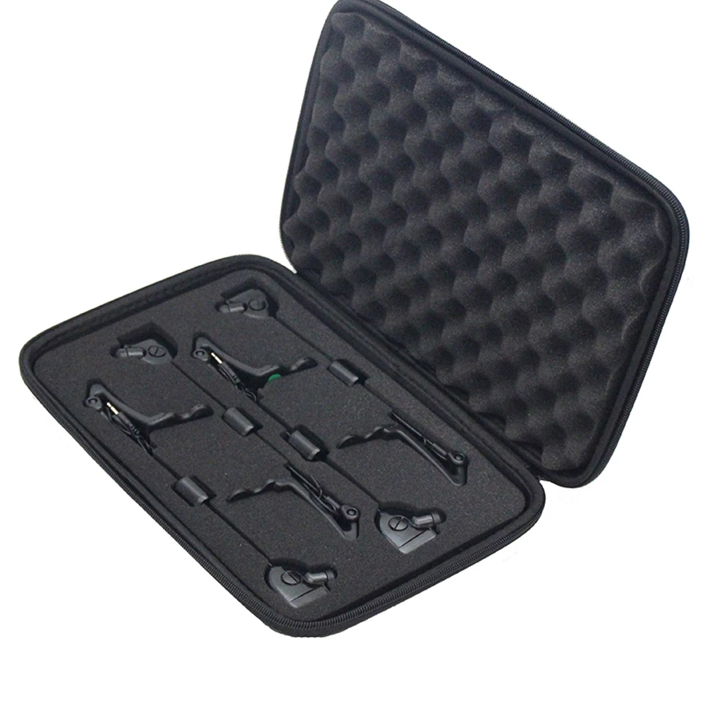 

4pcs Fishing Swingers Fishing Indicator 4 Colors LED Illuminated Indicator Fishing Bite Alarm Hanger Swingers