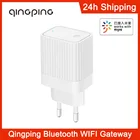 Шлюз Xiaomi Mijia Qingping, совместимый с Bluetooth, Wi-Fi, работает с дополнительным устройством приложения Mi Home, домашнее устройство с Умной связью, штепсельная вилка европейского стандарта