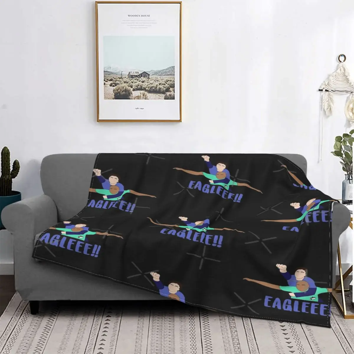 

Скрабы-Манта с фразой отвлекательной Jd и Turk Eagle, colcha a cuadros para cama, sofa, Manta de verano de 90, alfombra de oraciou