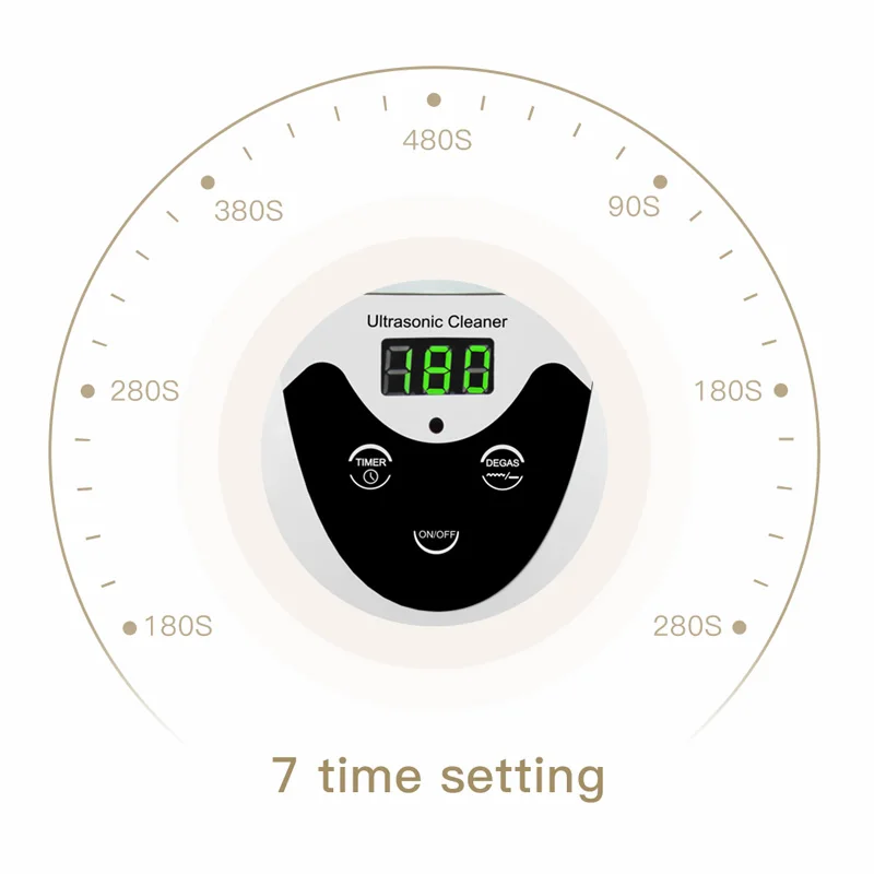Skymen Ультразвуковой очиститель для очков Маникюрный Инструмент чистки ванны