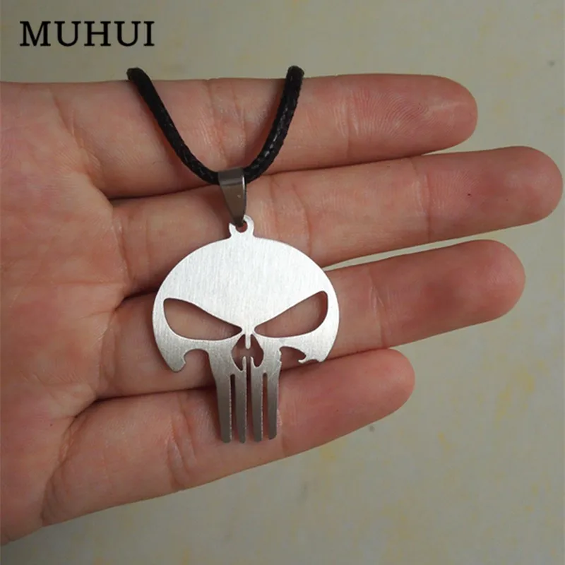Бесплатная доставка ожерелье с подвеской в виде черепа из фильма супер героя