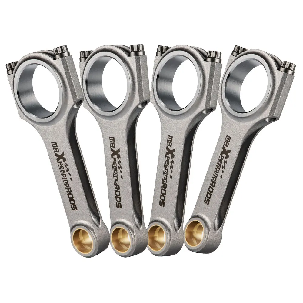 

4x Racing 4340 H-Schaft Connecting Rods For Mazda 3 BK Series 2 BL Series 1 TüV for Ford Duratec 2.0 COnrods Balanced Shot Peen