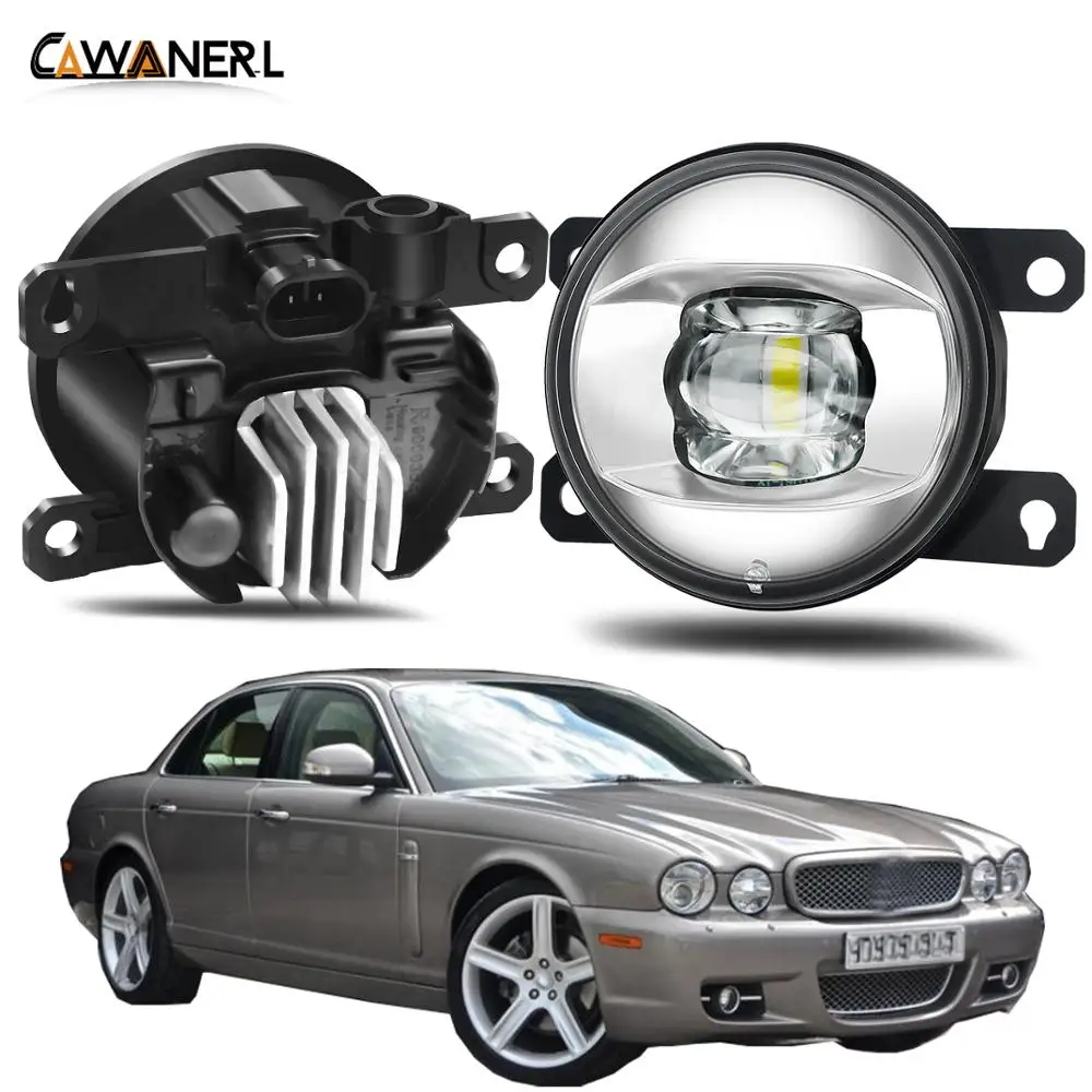 

Fog Light Assembly 30W 8000LM Car Front Bumper LED Lens Fog Lamp DRL H11 12V Accessories For Jaguar XJ X358 2007 2008 2009