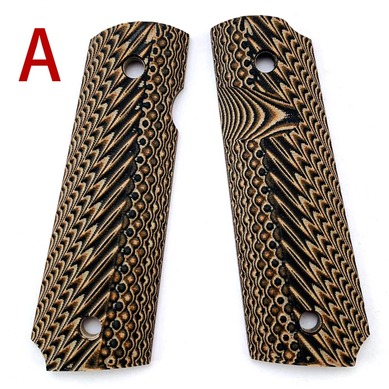 2 шт. 1911 ручки коричневые G10 накладки пользовательские с ЧПУ|Детали инструментов| |