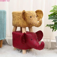 modern solid wood stool for children creative children animals sofa stool outdoor gardern furniture living room ottoman