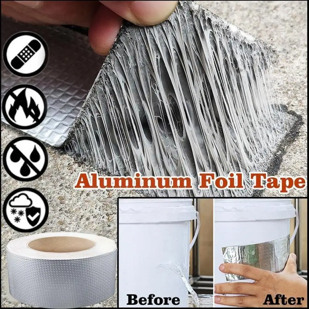

Super Strong Butyl Aluminum Foil Tape Repair Adhesive Accessories Household Supplies Repair Tape I4E2