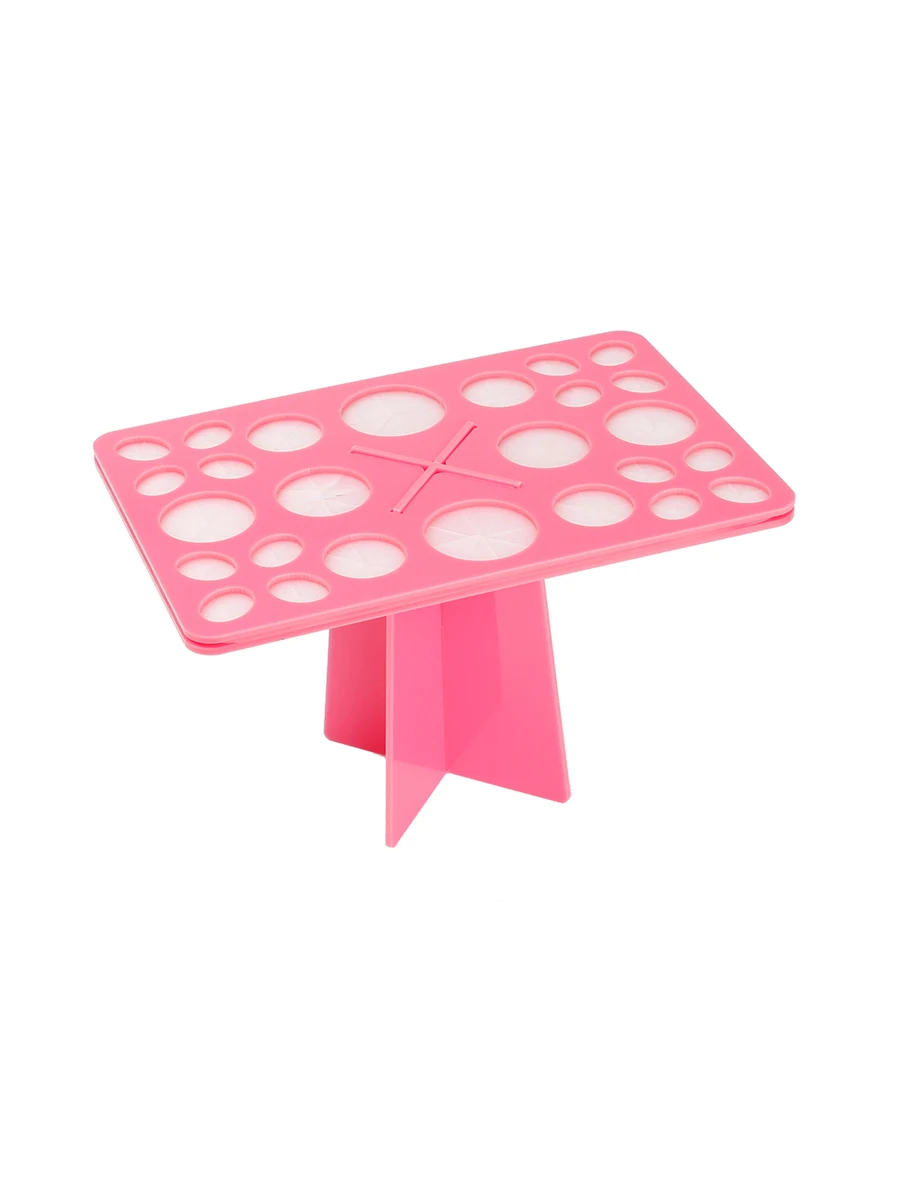 Pink Новое поступление Docolor держатель для сушки щеток футляр для кисточек подставка аксессуары Comestic кисти в сторону Висячие Инструменты - Handle Color: Pink