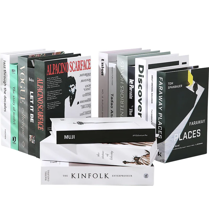 

Fake book decoration creative English simulation book decoration decoration without shipping 6.7