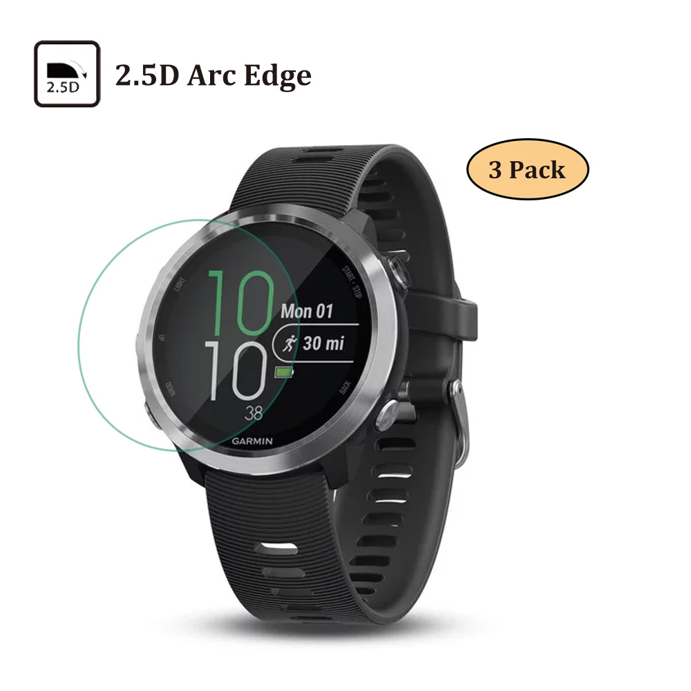 Защитное стекло для экрана Garmin Forerunner 645/645 закаленное 9H 2.5D с защитой от царапин 3