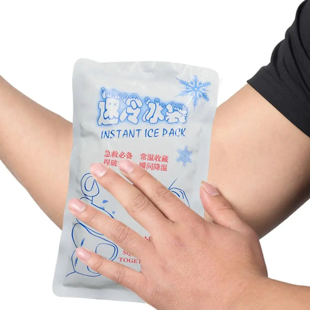 

5pcs Portable Instant Cold Pack Capacity Disposable Ice Packs For Athletes First Aid Therapy Emergency Outdoor Activities Cooler