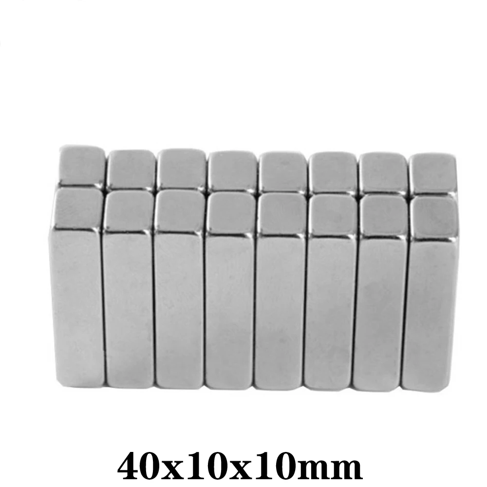 

1~30PCS 40x10x10 Block Super Strong Magnetic Magnets 40mm*10mm Permanent Neodymium Magnet 40x10x10mm Quadrate Big 40*10*10 mm