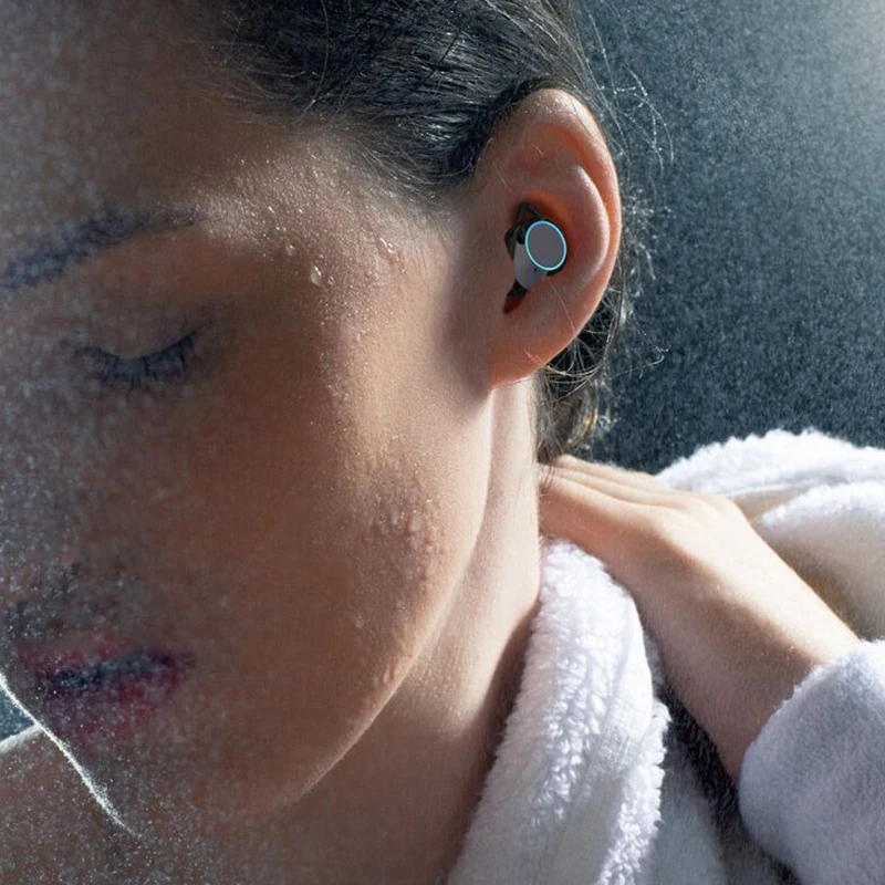 Kowkaka Bluetooth наушники True Беспроводной вкладыши TWS с 6D спортивные стерео игровая