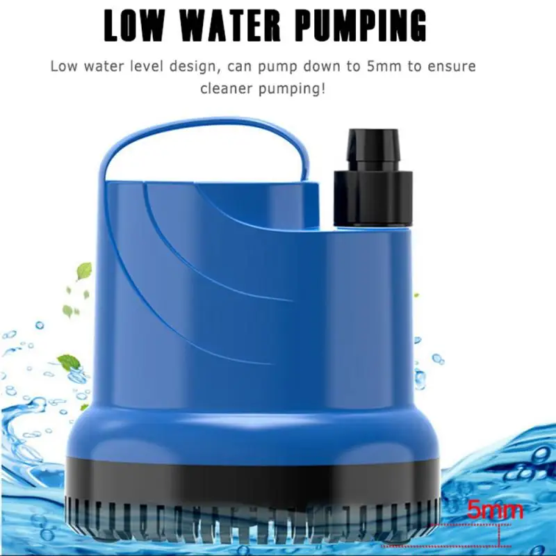 Погружная помпа для аквариума погружная водяная слив садового пруда с камнями |