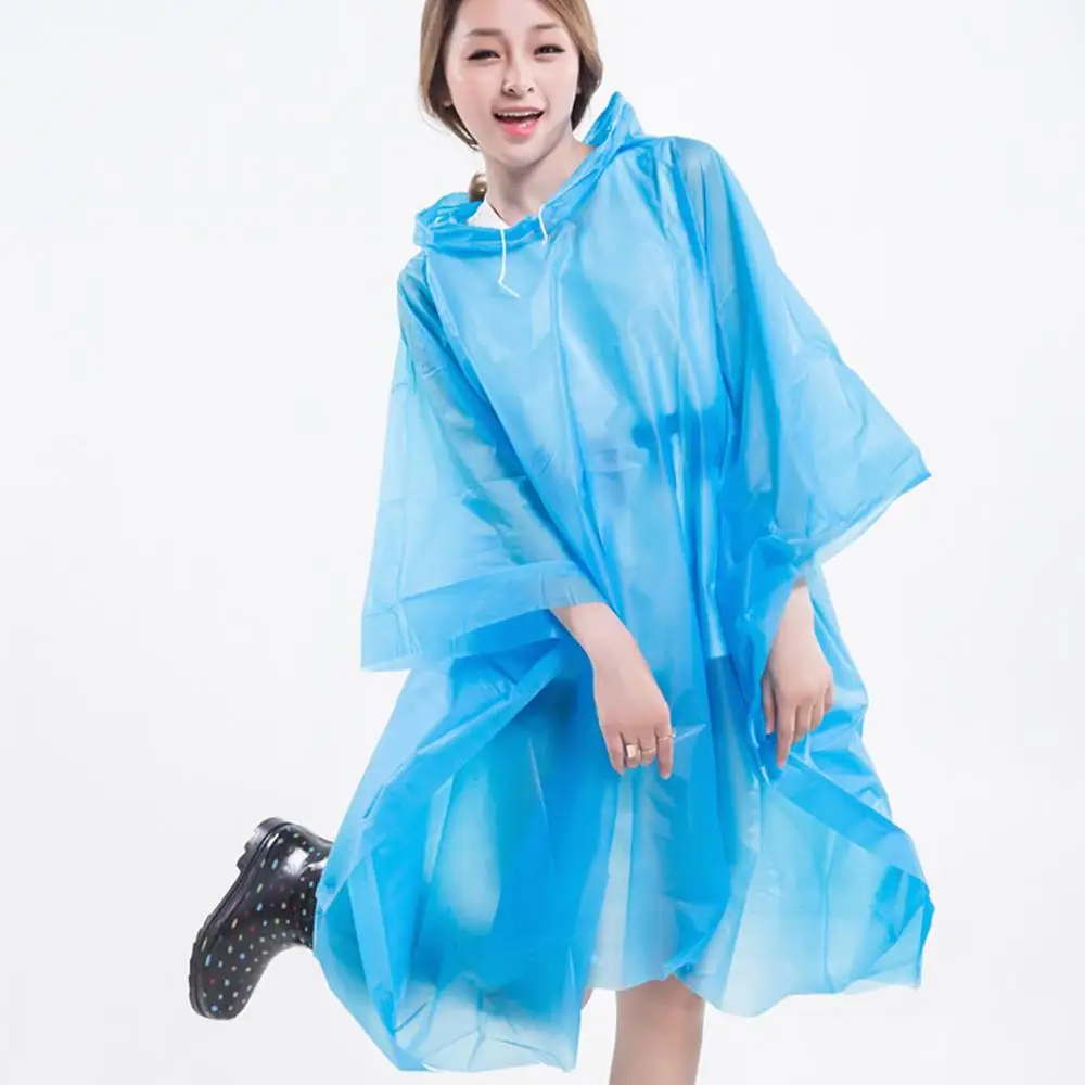 Плюс размер одноразовый дождевик для взрослых аварийный водонепроницаемый