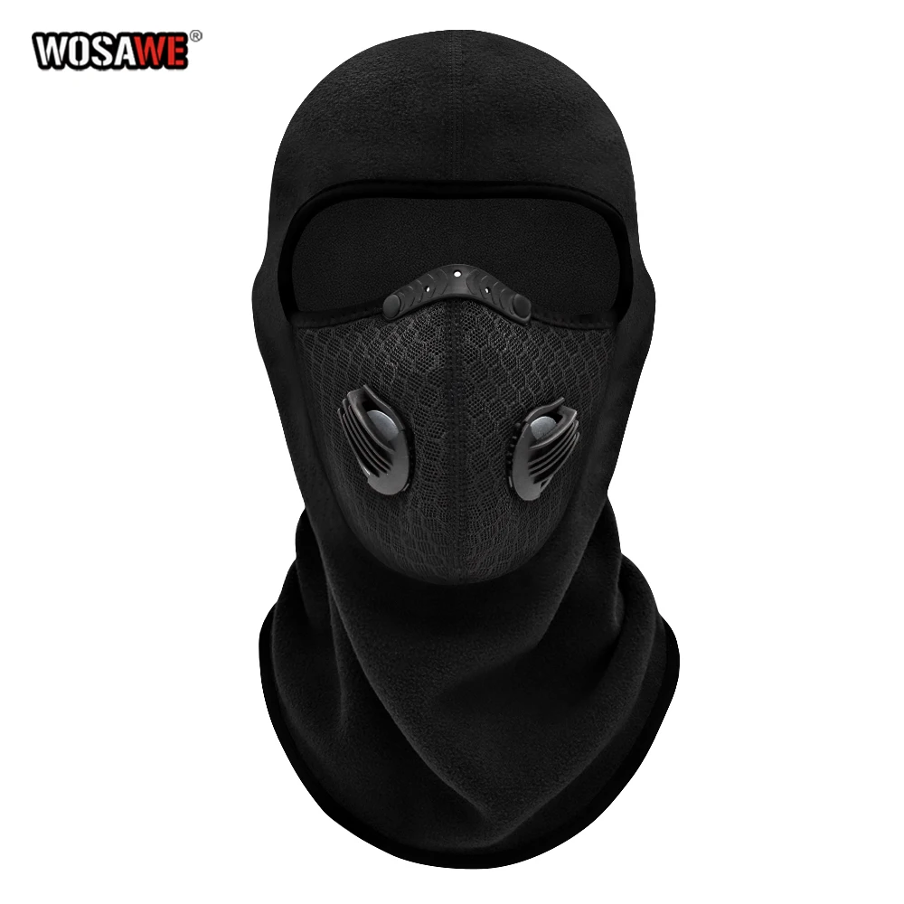 Зимняя мотоциклетная Балаклава на все лицо флисовая ветрозащитная Защитная